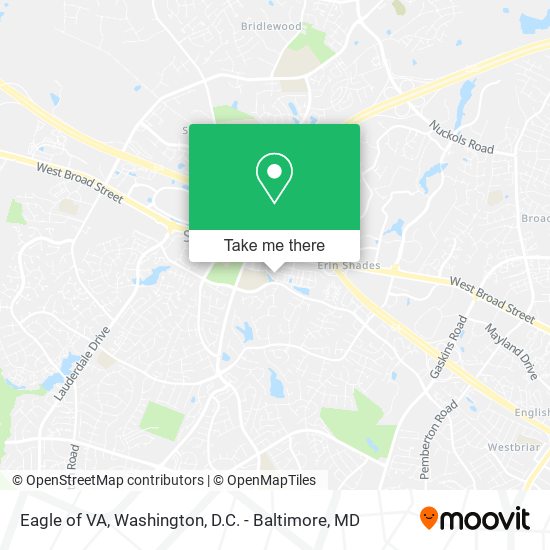 Eagle of VA map