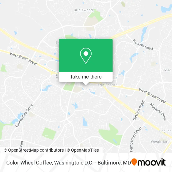 Color Wheel Coffee map