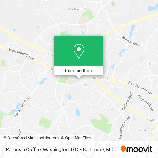 Parousia Coffee map