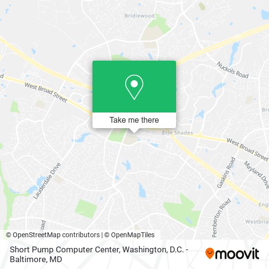 Short Pump Computer Center map