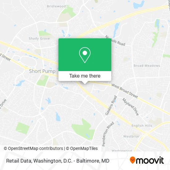 Retail Data map