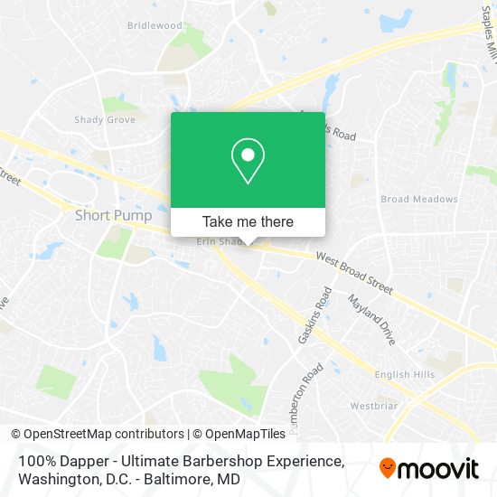100% Dapper - Ultimate Barbershop Experience map