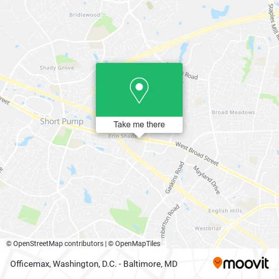 Officemax map