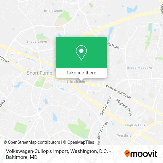 Volkswagen-Cullop's Import map