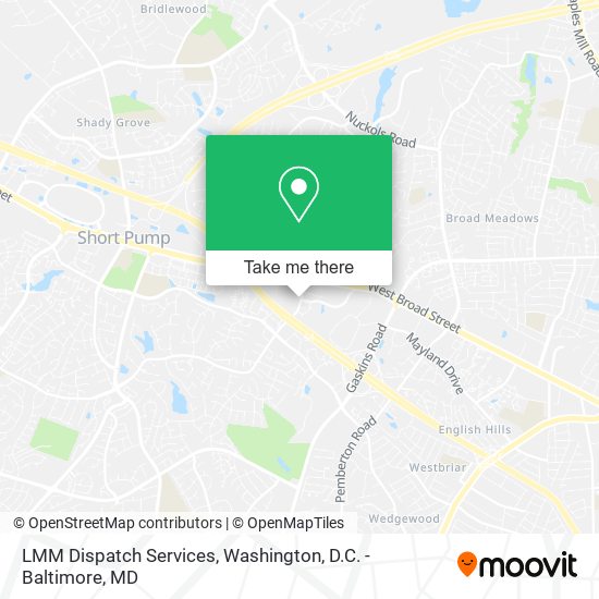 LMM Dispatch Services map