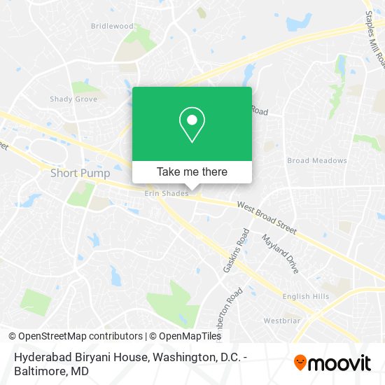 Hyderabad Biryani House map
