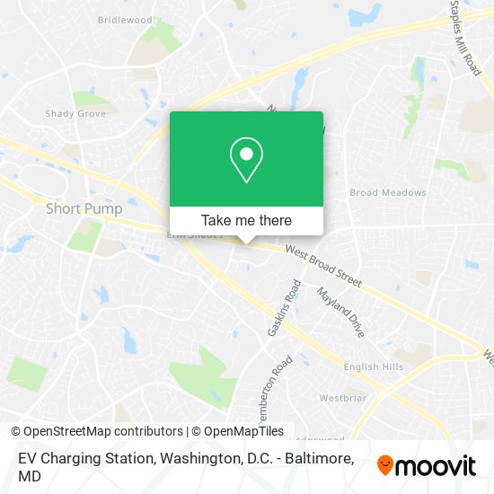 Mapa de EV Charging Station
