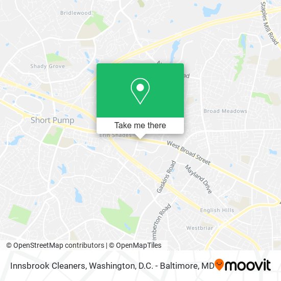 Innsbrook Cleaners map