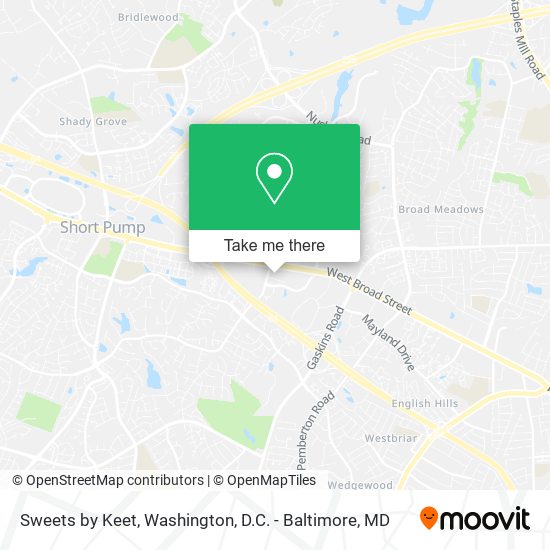 Sweets by Keet map