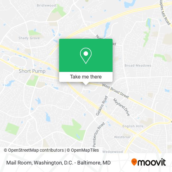 Mapa de Mail Room