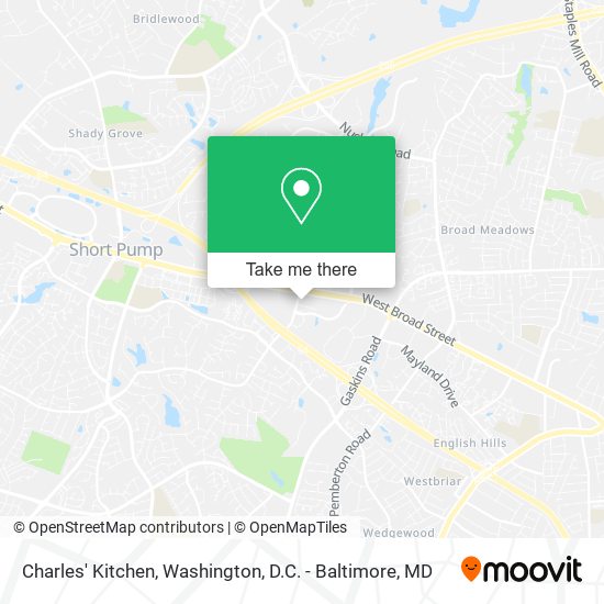 Mapa de Charles' Kitchen