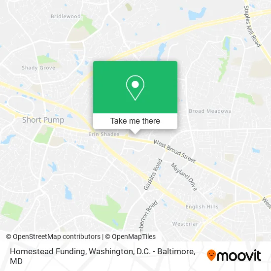 Homestead Funding map