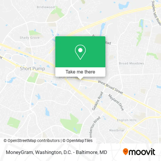 MoneyGram map