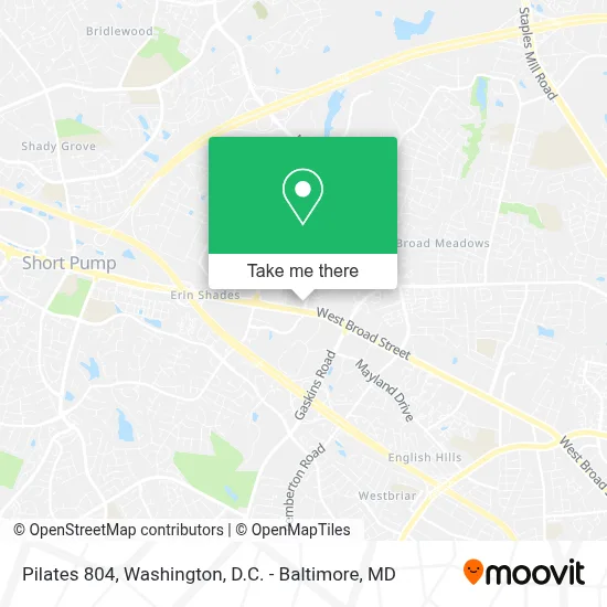 Pilates 804 map