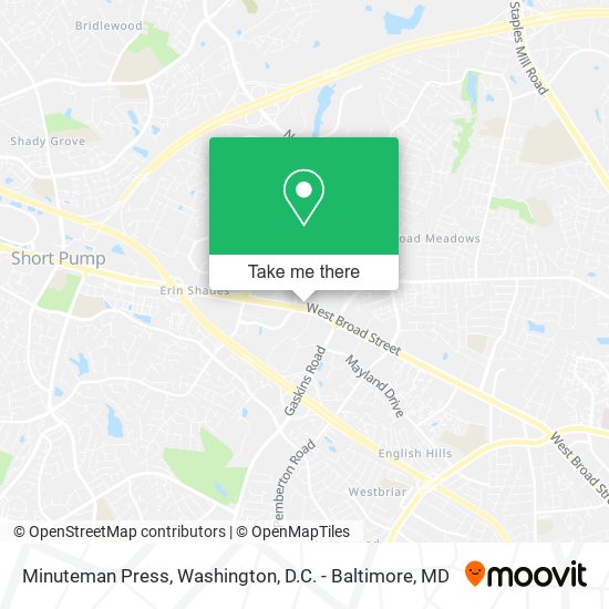 Mapa de Minuteman Press