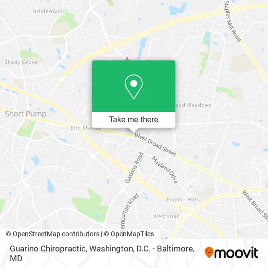 Guarino Chiropractic map