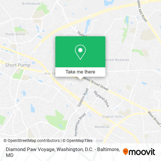 Diamond Paw Voyage map