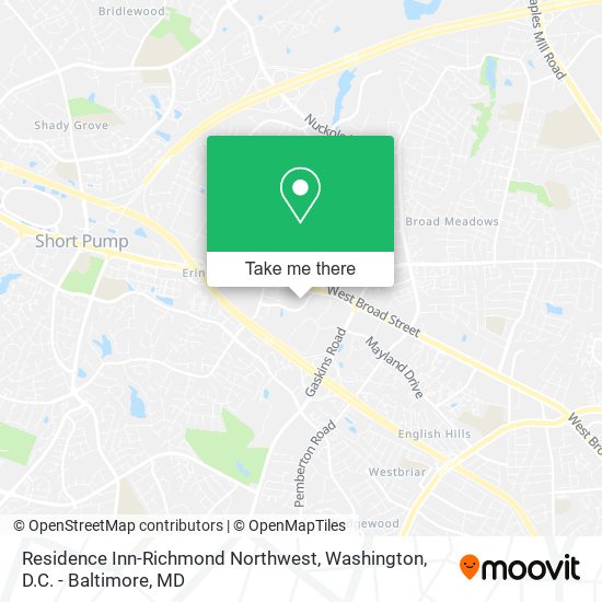 Residence Inn-Richmond Northwest map