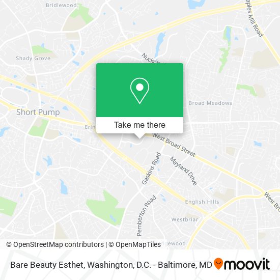 Bare Beauty Esthet map