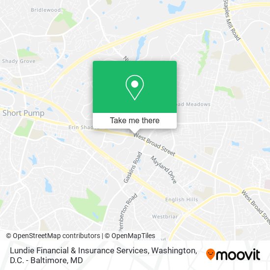 Mapa de Lundie Financial & Insurance Services