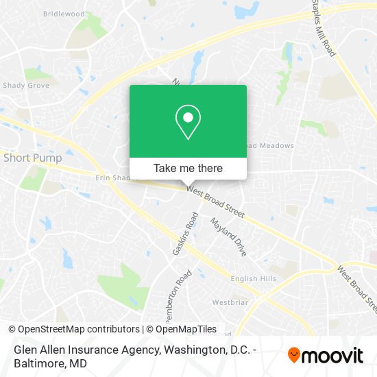 Glen Allen Insurance Agency map