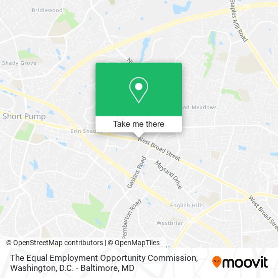 The Equal Employment Opportunity Commission map