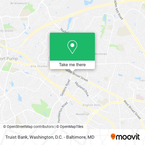 Truist Bank map