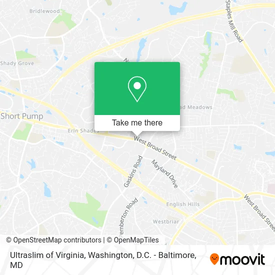 Ultraslim of Virginia map