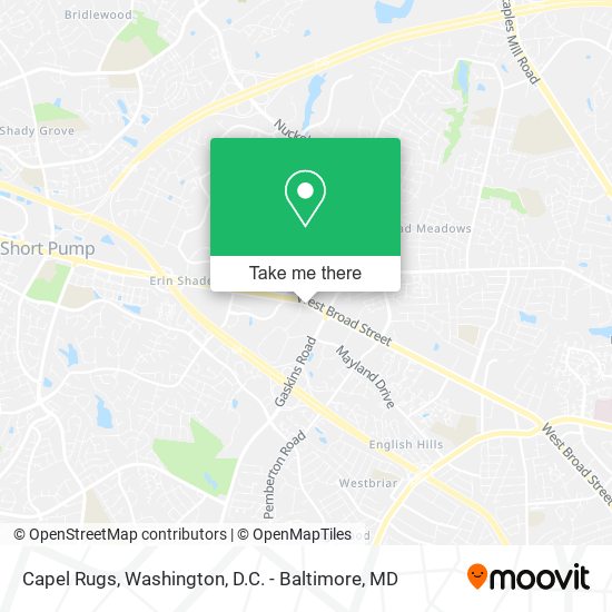Capel Rugs map