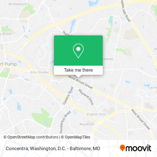 Concentra map