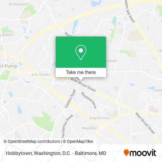 Hobbytown map