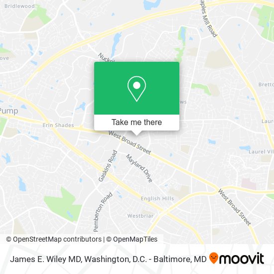 James E. Wiley MD map