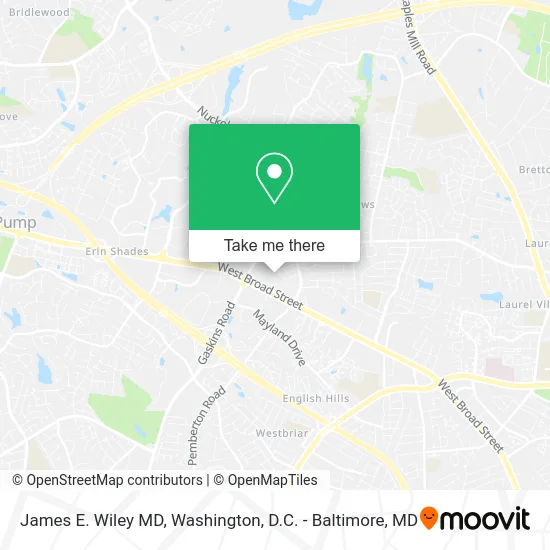 James E. Wiley MD map