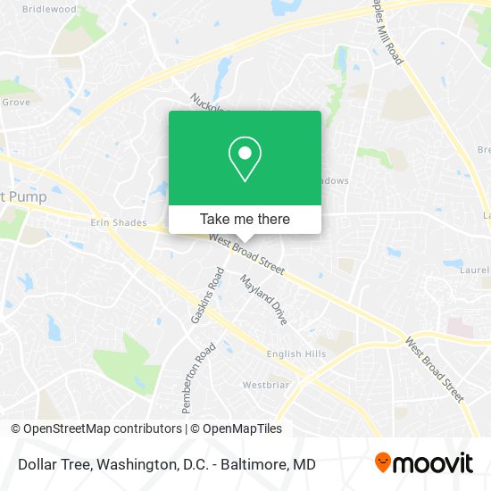 Mapa de Dollar Tree