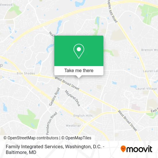 Family Integrated Services map