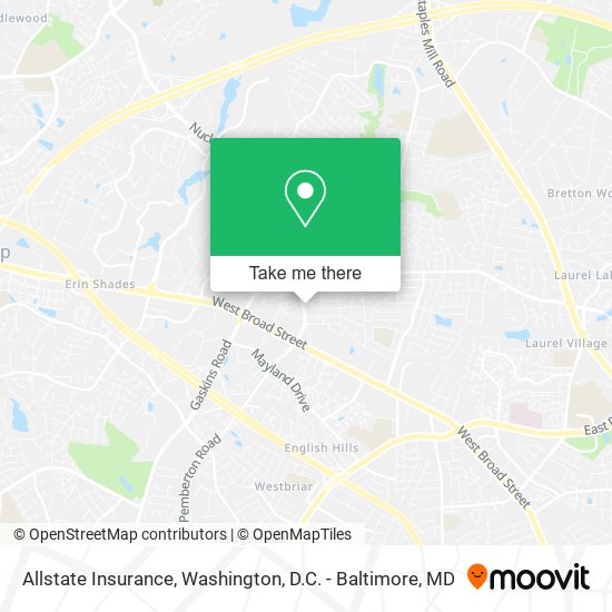 Allstate Insurance map