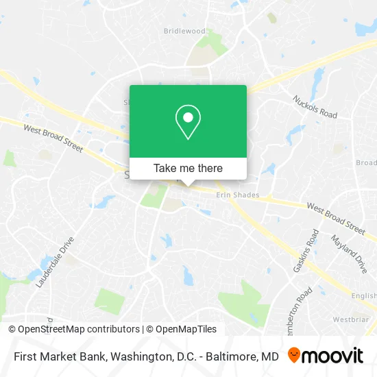 First Market Bank map