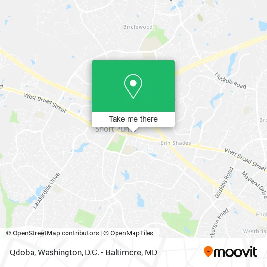 Qdoba map