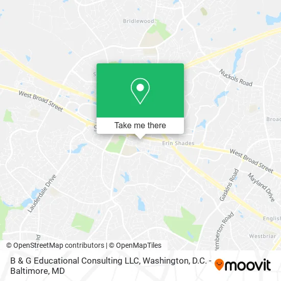 B & G Educational Consulting LLC map