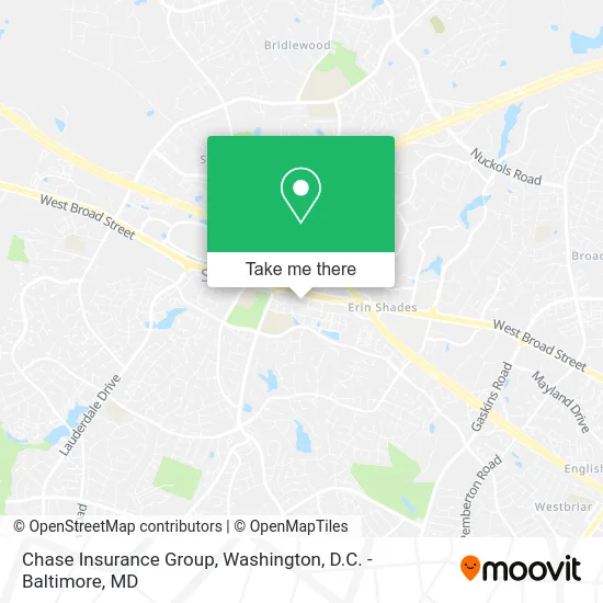 Chase Insurance Group map
