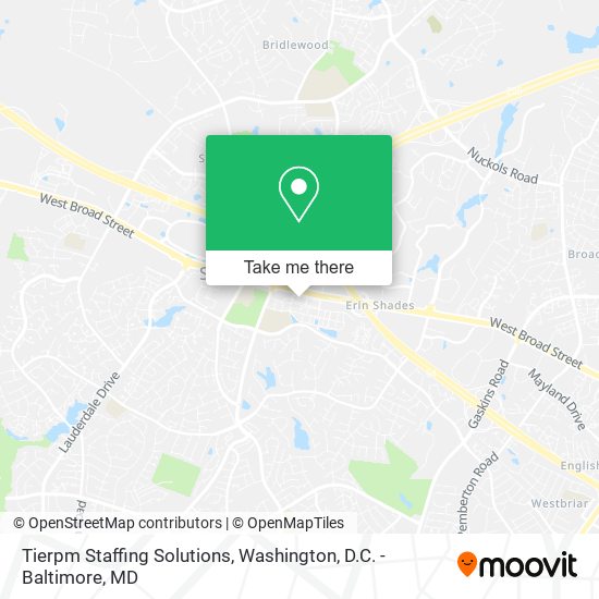 Tierpm Staffing Solutions map