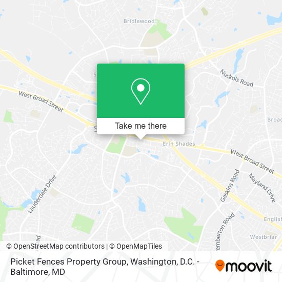 Picket Fences Property Group map