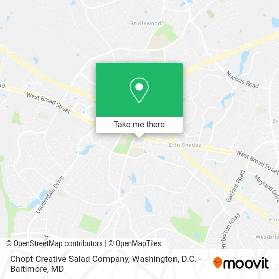 Chopt Creative Salad Company map