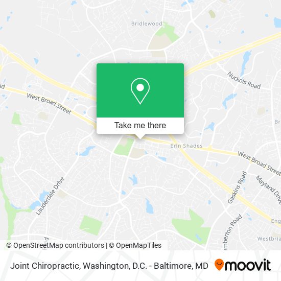 Joint Chiropractic map