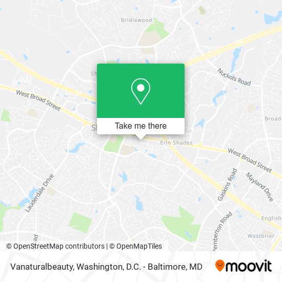 Vanaturalbeauty map