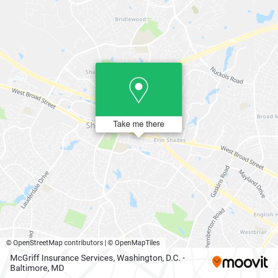 McGriff Insurance Services map