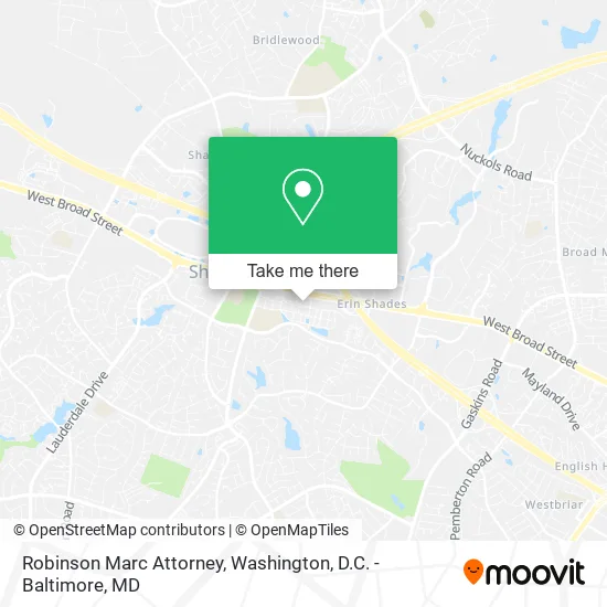 Robinson Marc Attorney map