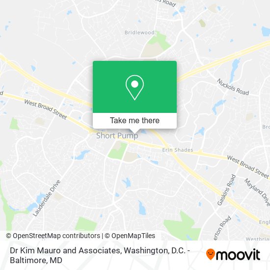 Dr Kim Mauro and Associates map