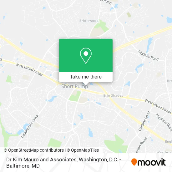 Dr Kim Mauro and Associates map