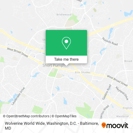 Wolverine World Wide map